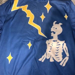 lightning skull hoodie